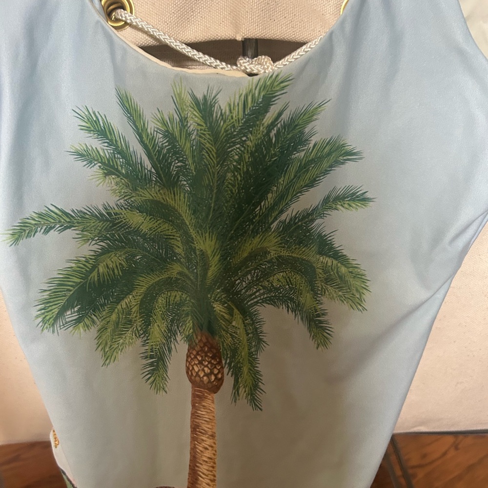 Tropical Palm Tree One-Piece Swimsuit